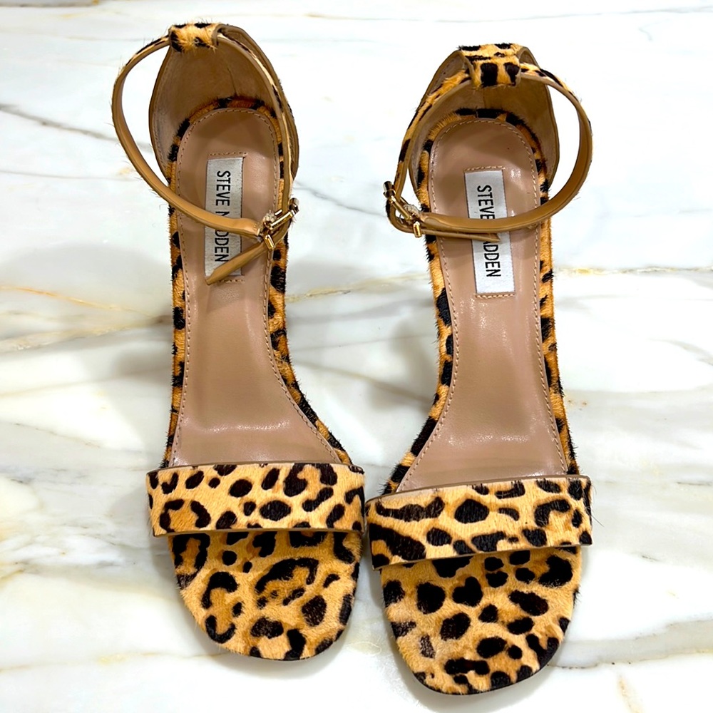 Steve Madden Evette leopard heels size 8.5